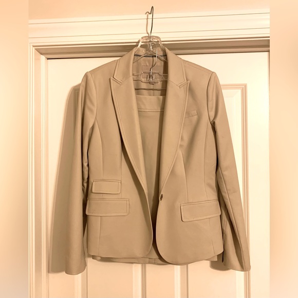 Banana Republic Jackets & Blazers - Banana Republic Taupe Beige Skirt Suit Y2K